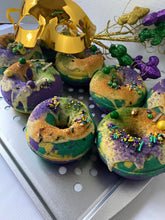 Load image into Gallery viewer, MARDI GRAS KING CAKE DONUTS